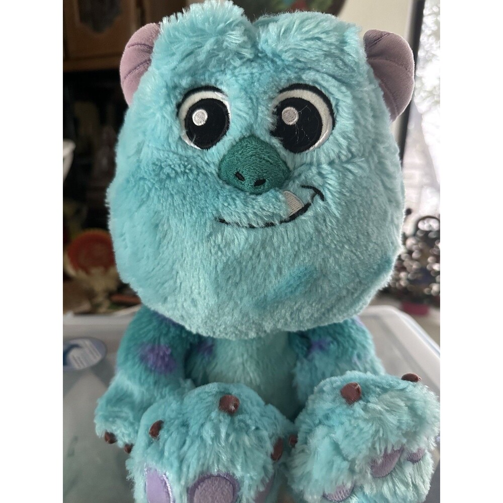 DISNEY PARKS Baby Sulley Plush Monsters Inc 10" Seated Big Feet Collection Sully